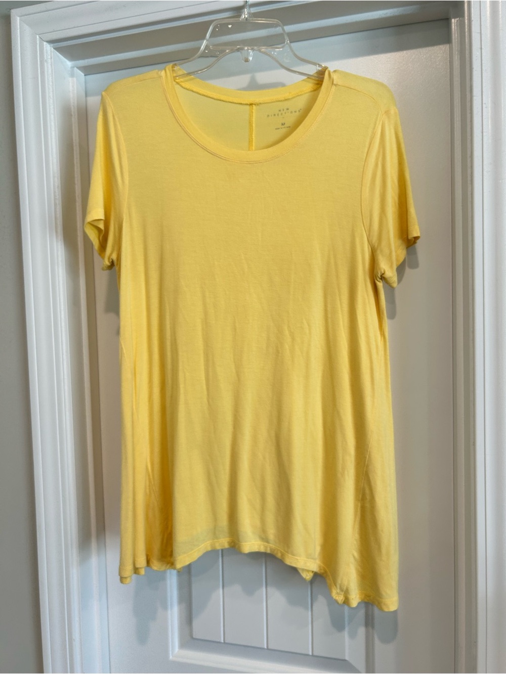 new directions Soft Crew Neck Tee - Yellow